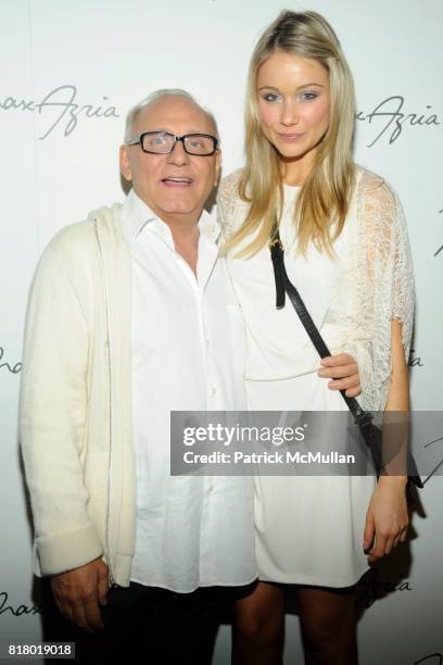 Max Azria and Katrina Bowden attend MAX AZRIA Spring 2011 Collection at The Stage on September 12, 2010 in New York City.