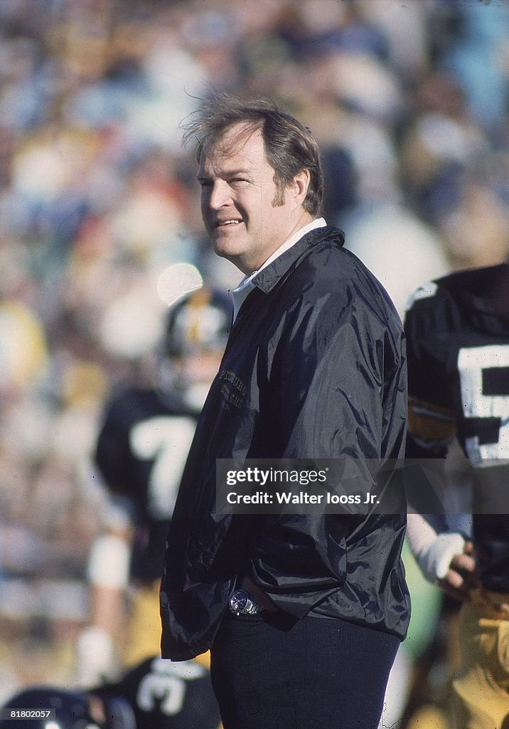 Pittsburgh Steelers Coach Chuck Noll, Super Bowl X