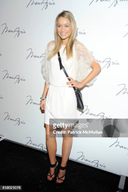 Katrina Bowden attends MAX AZRIA Spring 2011 Collection at The Stage on September 12, 2010 in New York City.