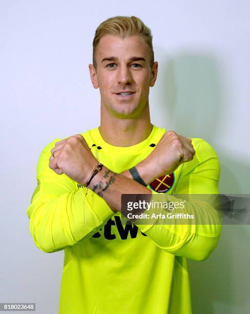 West Ham United Unveil New Signing Joe Hart on July 18, 2017 in London, England.