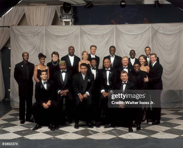 Athletes of the Century: Clockwise from left: Bob Beamon, Jackie Joyner Kersee, Billie Jean King, Evander Hollyfield, Chris Evert, John Elway, Bill...