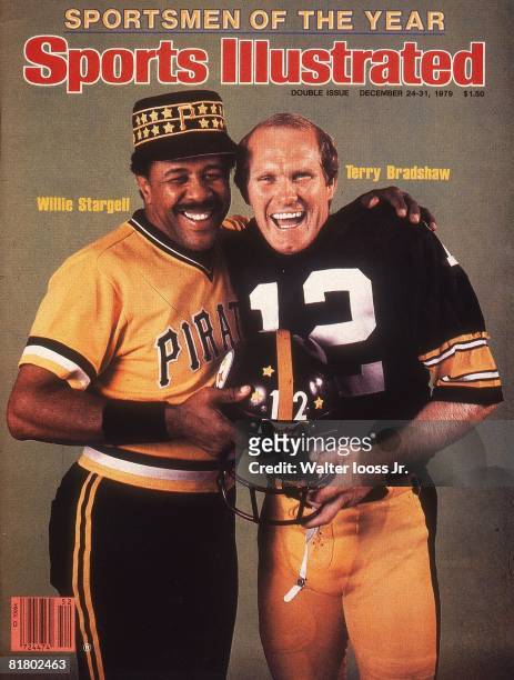December 24 - December 31, 1979 Sports Illustrated via Getty Images Cover, Baseball and Football: Sportsmen of the Year, Portrait of Pittsburgh...