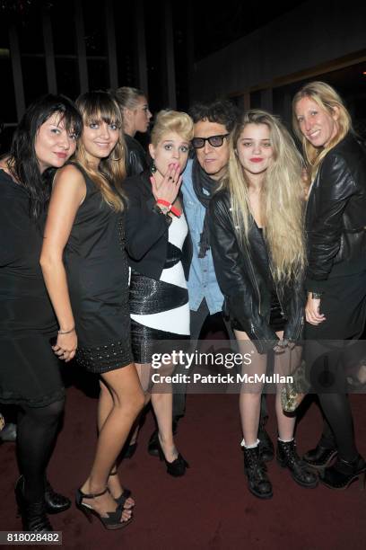 Liz Vap, ?, Kelly Osborne, Mick Rock, Sky Ferreira and Heidi Kelso attend TOMMY HILFIGER After Party at Metropolitan Opera House on September 12,...