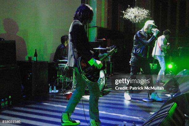 The Strokes attends TOMMY HILFIGER After Party at Metropolitan Opera House on September 12, 2010 in New York City.