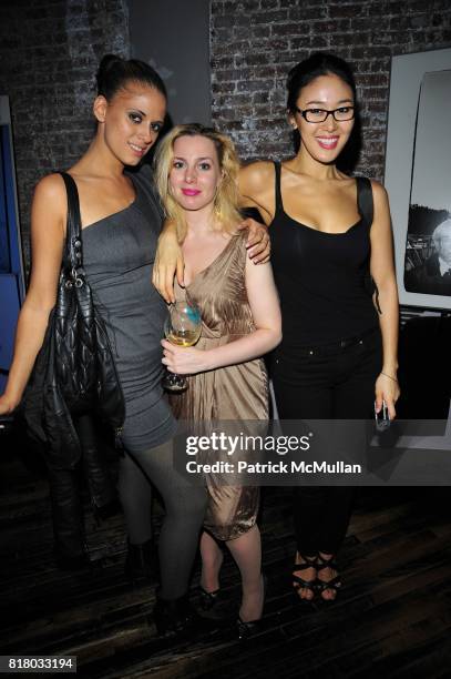 Drea Reed, Elena von Essen and Eunni Cho attend DOM PERIGNON closes Fashion Week with a tribute to Andy Warhol at VILLA PACRI NYC on September 16,...