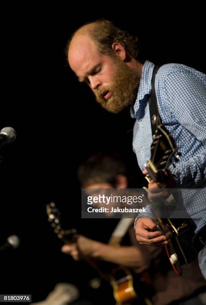 Alternative country singer and songwriter Will Oldham, aka Bonnie 'Prince' Billy performs live during a concert at the Schiller Theater on July 2,...