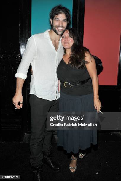 And Olga Liriano attend DOM PERIGNON PARTY To Close NY Fashion Week with a Tribute to Andy Warhol at Villa Pacri on September 16, 2010 in New York...