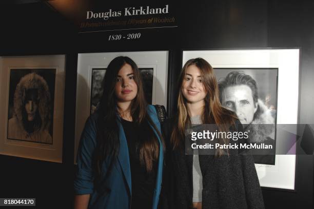 Alessandra Garcia-Lorido and Dominik Garcia-Lorido attend Woolrich John Rich & Bro’s Photo Exhibition with Douglas Kirkland at Bloomingdales on...