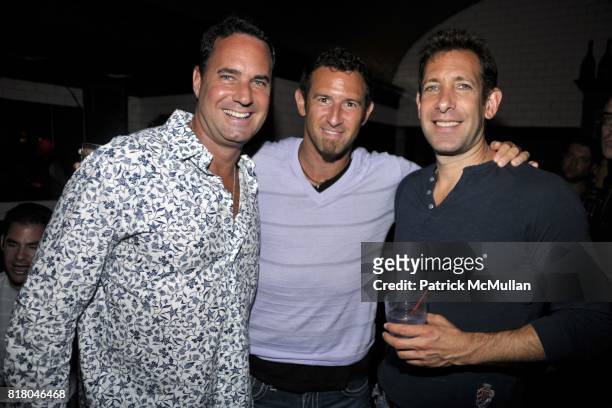 Danny David, Rob Siegel, Brian Levy attend R. Couri Hay's Hampton Social for EMMA SNOWDON-JONES Birthday Salute to CHARITY: WATER Supper by PHILLIPPE...