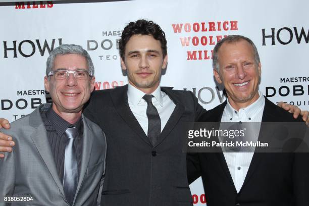 Jeffrey Friedman, James Franco and Rob Epstein attend WOOLRICH WOOLEN MILLS and MAESTRO DOBEL TEQUILA Host a Special Screening of OSCILLOSCOPE...