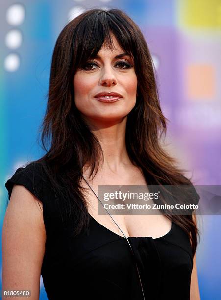 Presenter Rossella Brescia attends Mediaset TV programming presentation on July 2, 2008 in Milan, Italy.