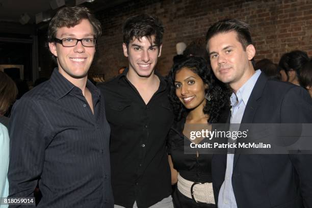 William Rutledge, Ben Wick, Mossy Reltor, Charles Lorem attend HELMUT LANG Celebrates Fashion's Night Out at Helmut Lang Store on September 10, 2010...