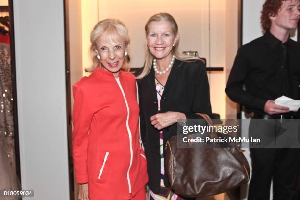 Diane Dunne, Ann Breit attend CAROLINA HERRERA Celebrates Fashion's Night Out at 954 Madison Ave on September 10, 2010 in New York City.