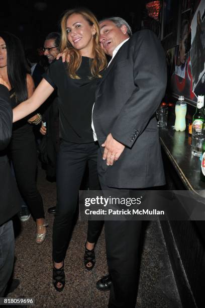 Inga Rubenstein and ? attend DASHA ZHUKOVA Party to Celebrate POP with Performance by IGGY POP presented by DeLeon Tequila's Nur Khan Sessions at Don...