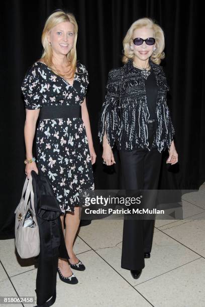 Cynthia Lufkin and Lynn Wyatt attend KARL LAGERFELD To Be Honored by FIT'S Couture Council Presented by DIANE KRUGER & Sponsored by QUINTESSENTIALLY...