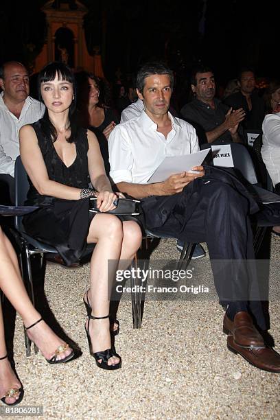 Actress Maria de Medeiros attends the 'Globo D'Oro' Foreign Press Association Awards at Villa Massimo June 2, 2008 in Rome, Italy.