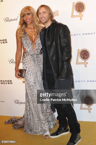 Cathy Guetta and David Guetta attend ROBERTO CAVALLI 40th Anniversary Event- CONTACT SIPA PRESS FOR SALES at Les Beaux-Arts de Paris on September 29,...