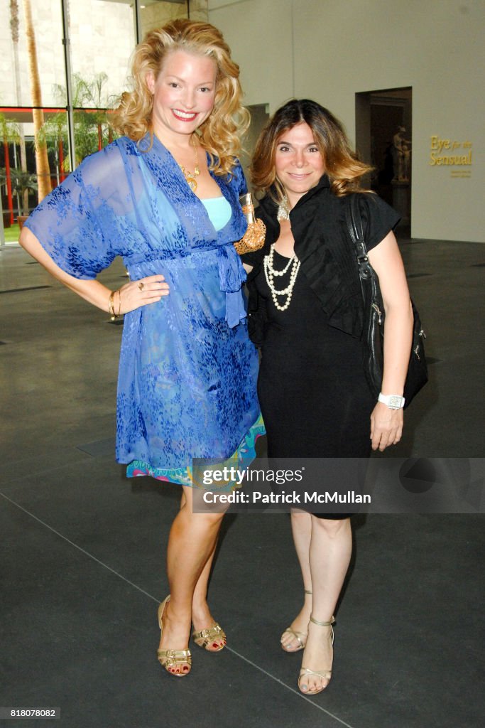 Elizabeth Matthews and Lauren Katz attend LACMA Costume Council... News ...