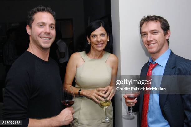Jason Zandt, Angela Mancuso, and Jeremy Plager attend David Meister and Alan Siegel Host Private Party to Celebrate Alexandra Lebenthal's New Novel...