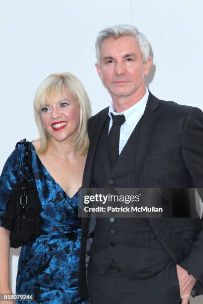 Catherine Martin, Baz Luhrmann attend FASHION'S NIGHT OUT: THE SHOW at Lincoln Center on September 7, 2010 in New York City.