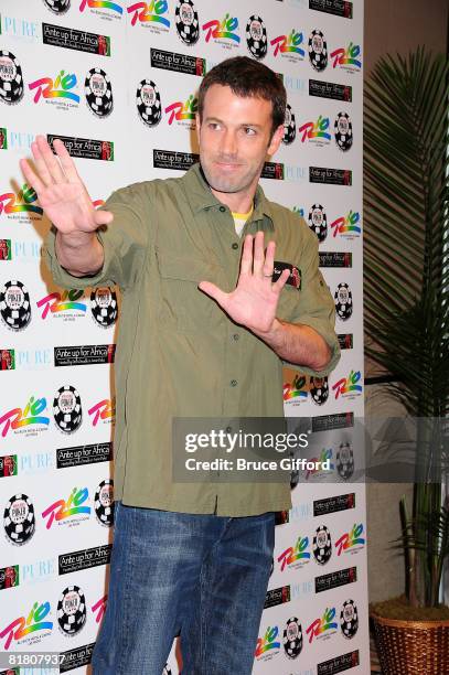 Actor Ben Affleck arrives at 2nd Annual AUFA Celebrity Poker Tournament at the Rio Hotel & Casino on July 2, 2008 in Las Vegas, Nevada.