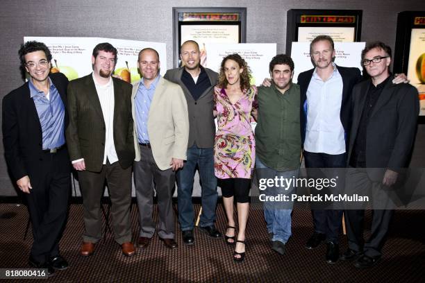 Stephen J. Dubner, Dan OíMeara, Chris Romano, Chad Troutwine, Rachel Grady, Eugene Jarecki, Morgan Spurlock, Eamonn Bowles attend the Magnolia...