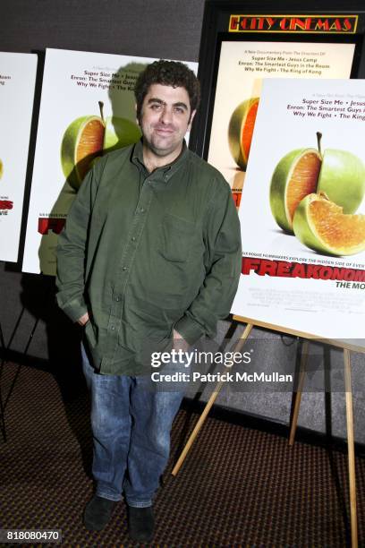 Eugene Jarecki attend the Magnolia Pictures' FREAKONOMICS Premiere at Cinema 2 on September 29, 2010 in New York City.