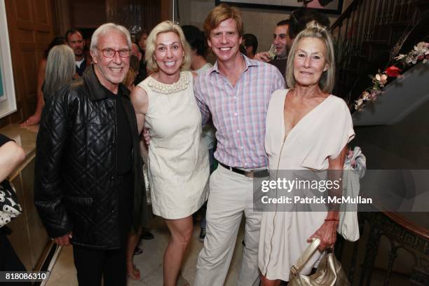 Ivan Boesky, Marianne Boesky, Liam Culman and Clarissa Dalrymple attend Jane Holzer, Art Production Fund & The Cosmopolitan of Las Vegas Host event...