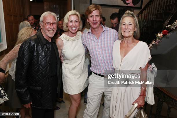 Ivan Boesky, Marianne Boesky, Liam Culman and Clarissa Dalrymple attend Jane Holzer, Art Production Fund & The Cosmopolitan of Las Vegas Host event...