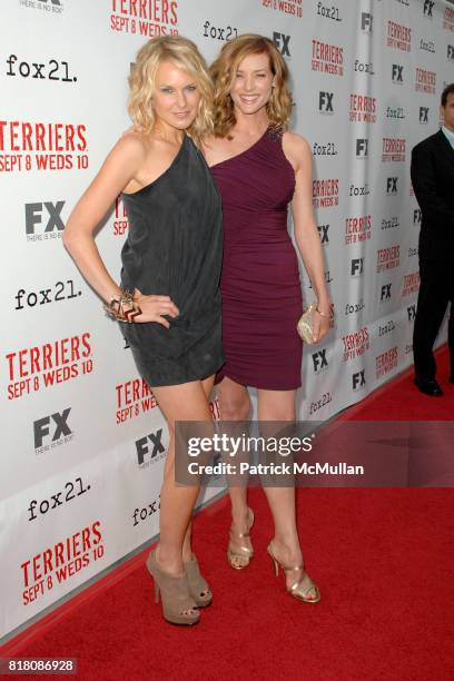 Lauren Holiday and Kimberly Quinn attend Screening Of FX's "Terriers" at ArcLight Cinemas on September 7th, 2010 in Hollywood, California.