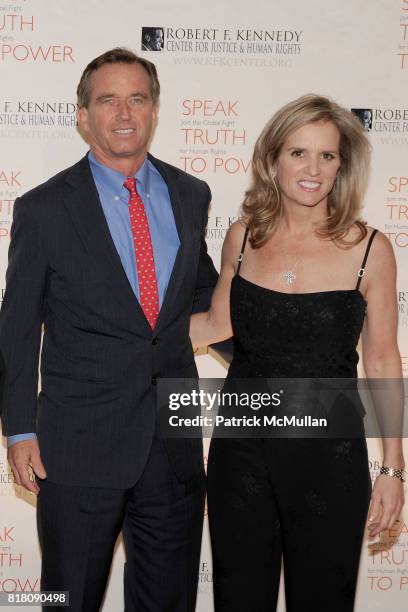 Robert F. Kennedy Jr and Kerry Kennedy attend 2010 Robert F. Kennedy Center For Justice & Human Rights Ripple Of Hope Awards Dinner at Pier 60 on...