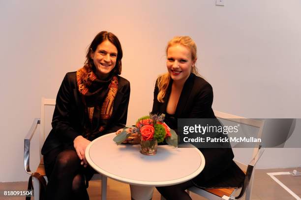 Lilly Hummer and Carolin Dekeyser attend Opening of DEDON'S New York Showroom, Featuring Works by BRUCE WEBER at DEDON November 17th, 2010 in New...