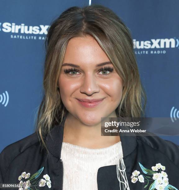 Kelsea Ballerini Visits The SiriusXM Studios In Nashville at SiriusXM Studios on July 18, 2017 in Nashville, Tennessee.