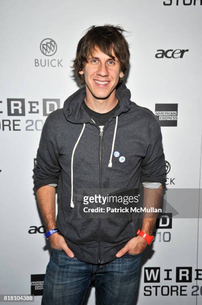 Dennis Crowley attends WIRED Celebrates the 2010 WIRED Store Experiential Gallery Opening in NOHO at NoHo on November 18, 2010 in New York City.