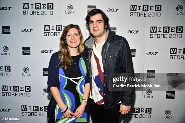 Jane Hammer and David Perlick attend WIRED Celebrates the 2010 WIRED Store Experiential Gallery Opening in NOHO at NoHo on November 18, 2010 in New...