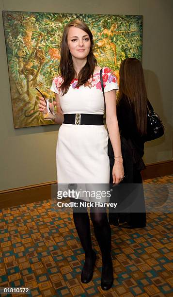 Jade Fenster attends the Sacha Newley 'Blessed Curse' exhibition private view at The Arts Club on July 2, 2008 in London, England.