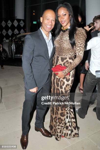 Ken McNeely and Shontelle attend OUT 100 Presented by BUICK at IAC Building on November 18, 2010 in New York City.