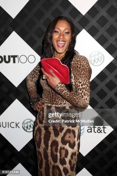 Shontelle attends OUT 100 Presented by BUICK at IAC Building on November 18, 2010 in New York City.