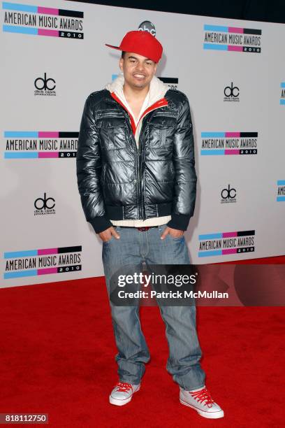 Alex da Kid attends 2010 American Music Awards - Arrivals at Nokia Theatre on November 21, 2010 in Los Angeles, California.