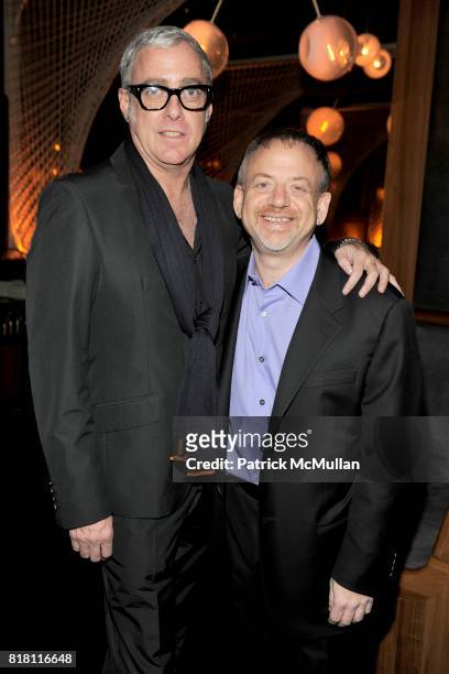 Scott Wittman and Marc Shaiman attend "Lick Me" by CHERRY VANILLA Dinner at FOURTY FOUR at ROYALTON at Fourty Four on November 20, 2010 in New York...