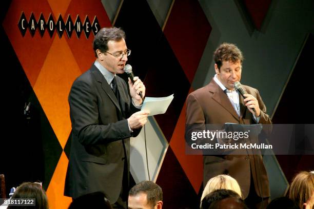 Bob Saget and Jeff Ross attend COOL COMEDY - HOT CUISINE Gala to Benefit SCLERODERMA RESEARCH FOUNDATION at Caroline's on November 8, 2010 in New...