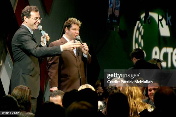 Bob Saget and Jeff Ross attend COOL COMEDY - HOT CUISINE Gala to Benefit SCLERODERMA RESEARCH FOUNDATION at Caroline's on November 8, 2010 in New...