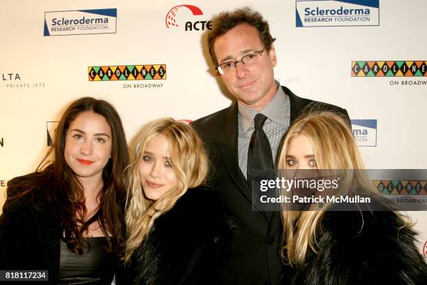 Aubrey Saget, Mary-Kate Olsen, Bob Saget and Ashley Olsen attend COOL COMEDY - HOT CUISINE Gala to Benefit SCLERODERMA RESEARCH FOUNDATION at...