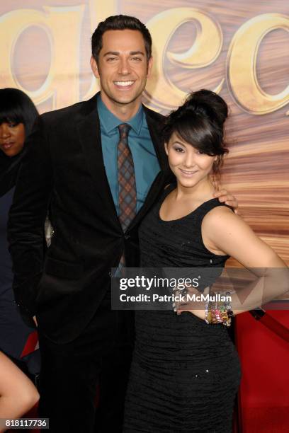 Zachary Levi and Fivel Stewart attend TANGLED World Premiere at El Capitan Theatre on November 14, 2010 in Hollywood, California.