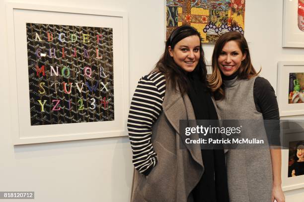 Dana Lorenz and Chrissy Crawford attend Preview Party for LITTLECOLLECTOR.COM at Salon 94 Freeman Alley on November 13, 2010 in New York City.