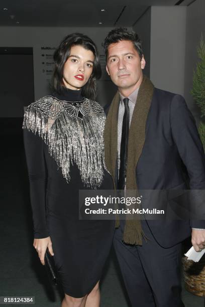 Crystal Renn and ? attend Glamour Women of the Year Awards Dinner at The Atrium at MoMA on November 8, 2010 in New York City.