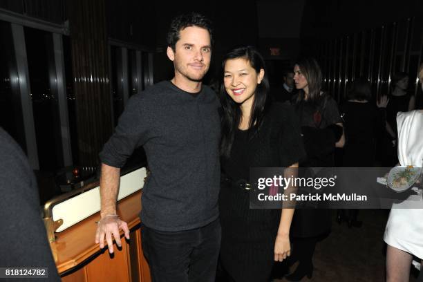 Graham Hill and Suchin Pak attend High Line Council Event at Top of the Standard on November 8, 2010 in New York City.