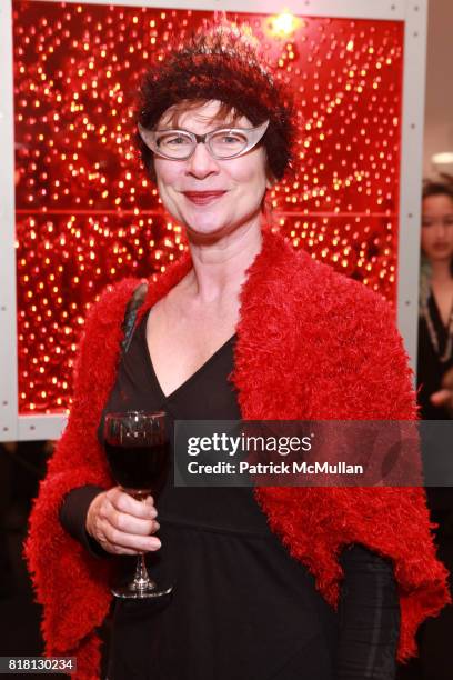 Nancy Barton attends ROSS BLECKNER Unveils Art Works In Glass At Steuben at Steuben on November 11, 2010 in New York City.