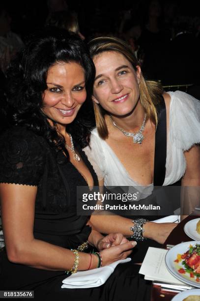 Rena Sindi and Vanessa von Bismarck attend Silver Hill Hospital 80th Anniversary Gala at Cipriani 42nd Street on November 11, 2010 in New York City.