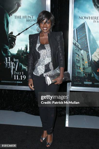 Viola Davis attends New York Premiere of HARRY POTTER AND THE DEATHLY HALLOWS at Alice Tully Hall on November 15, 2010 in New York City.